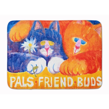 Carolines Treasures Cats Pals Friends Buds Machine Washable Memory Foam Mat 6029RUG